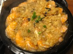 石板蒜蓉虾-小菜园新徽菜(芜湖万达店)
