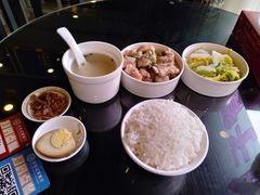 香芋豉汁排骨饭-王生记茶餐厅
