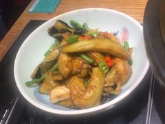 茄子豇豆-鸡毛店·川菜(双楠店)