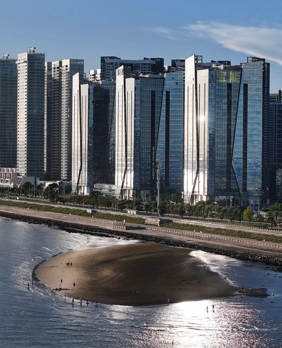 汕头东海岸海中沙滩,让你感受不一样的夏威夷海滩!