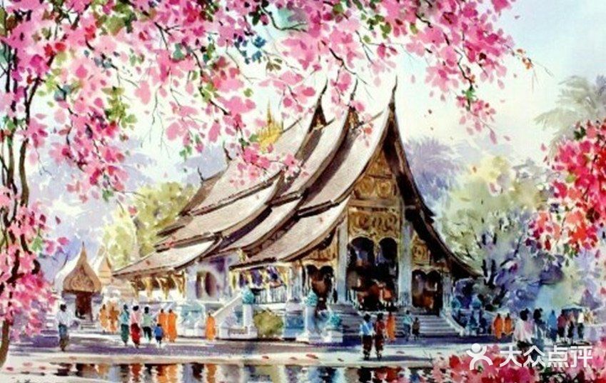在水彩画🎨里游历泰国[调皮]