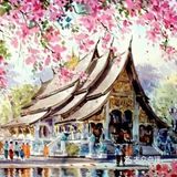 在水彩画🎨里游历泰国[调皮]