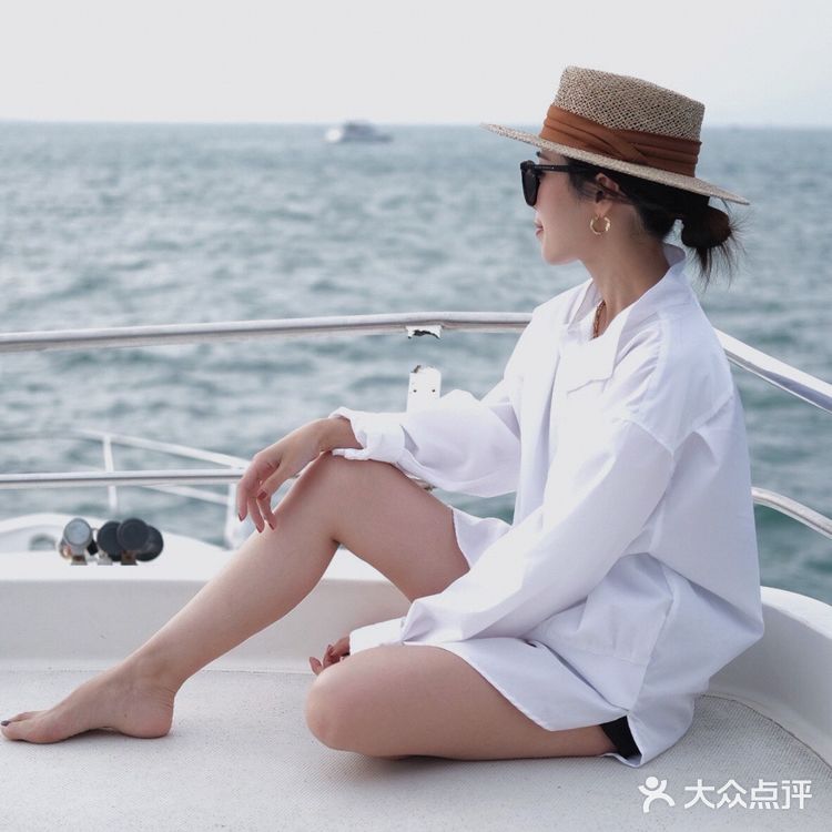 行船15min到海中心