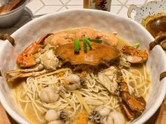 膏蟹拌面-十面欢腾·海鲜面·台式Bistro(长乐路店)