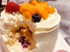 草莓甜心动物奶油水果蛋糕-艾加柒克蛋糕茶歇甜品台(春熙路店)