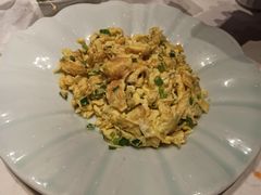 韭菜小米炒鸡蛋-卯时·龙光雅宴·精致锡帮菜(惠山古镇店)