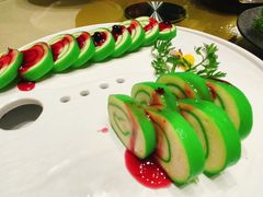 翡翠山药卷-将相和·海鲜蒸饺大连菜
