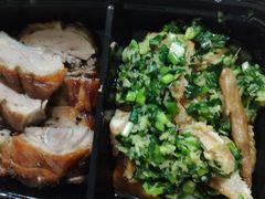 烧鸭拼姜葱油鸡-陈光记烧腊(长寿路店)