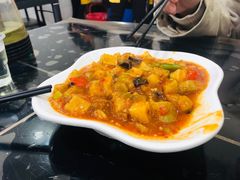 半生的鱼香茄子-芳芳餐厅(白沙路店)