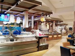 自助取餐区-怡咖啡海鲜自助餐厅(浦东香格里拉店)