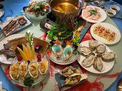 深海黄金蚝大个火锅-千岛蚝高压锅生蚝·人参火锅(白云万达店)