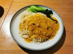 招牌蟹黄金拌面-姚面记·海派家常菜(恒基名人购物中心店)