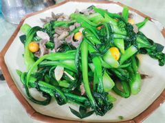 鸡什炒菜心-区海鸡场饭店(石壁店)