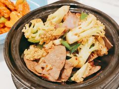 有机花菜啫排骨-新世界餐厅(万达店)