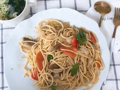 黑椒牛肉意粉-hilive南厝咖啡厅(火山岛店)
