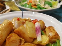 鲜支竹捞水东芥菜-清晖小苑•顺德地方菜(壹海城店)