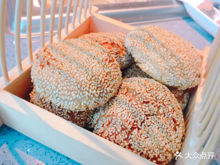 南城十里鲜切火锅(恒隆店)-麻酱烧饼-菜-麻酱烧饼图片-济南美食-大众