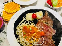 沙朗牛排-豪客来牛排(中央花苑店)