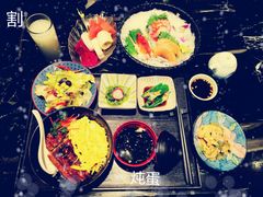鳗鱼饭刺身拼盘定食-割烹旭日本料理(龙湖狮山天街店)