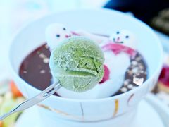 抹茶口味的冰淇淋-哈根达斯(滨江店)