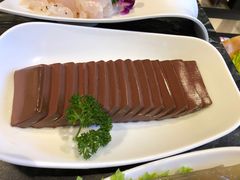 鸭血-热火朝天鲜切牛肉火锅(南强街巷店)