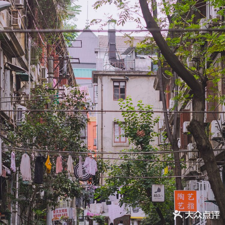 热闹的江汉路步行街背面，一墙之隔的上海村旧址 