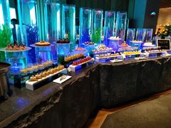 自助取餐区-海棠湾洲际-涛·海底餐厅·美人鱼·自助餐·海底隧道