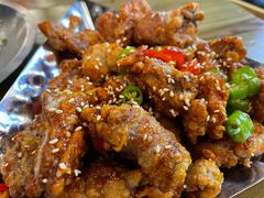 江原道炸鸡-弘彩英·烤牛舌·年糕火锅(蓝色港湾店)
