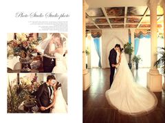 豪华室内婚纱-龙摄影新人世界(万州店)