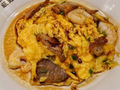虾仁叉烧双拼滑蛋饭-旺记冰室(九龙中心大厦店)
