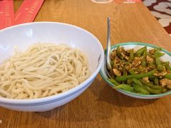 尖椒鸡蛋汆面-北三条胡同打卤面馆(雍和宫店)