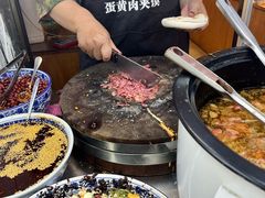 -清真马乐贝腊牛肉蛋黄菜夹馍(马蓉洒金桥店)