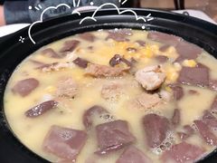 豆汤肥肠血旺-马旺子酒楼