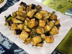 风味茄丁-昆师傅饭庄