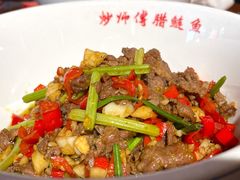 小炒黄牛肉-炒师傅腊鲢鱼(左家塘店)