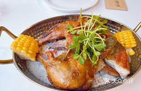 French Creamy Truffle Stewed Spring Chicken