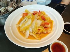 大虾炒菜芯-东莱馋房(陆家嘴店)