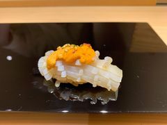 枪鱿鱼海胆寿司-鮨青(恒基名人购物中心店)