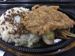 梅子鸡排铁板饭-南通大学-食堂
