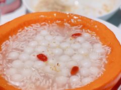 南瓜酒酿小圆子-玫瑰厅上海菜(兴国路店)