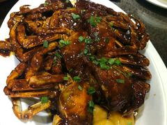 毛蟹炒年糕-熠盛粤味·顺德桑拿鸡(永康路店)