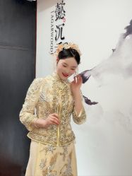 -懿沉香中式嫁衣礼服秀禾服龙凤褂马来褂旗袍总店