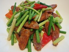 手工香肠炒蒜苗-曾宴·楚菜(湖北省博物馆店)