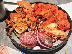 -舟市水产蒸汽活海鲜自助(卓悦汇店)