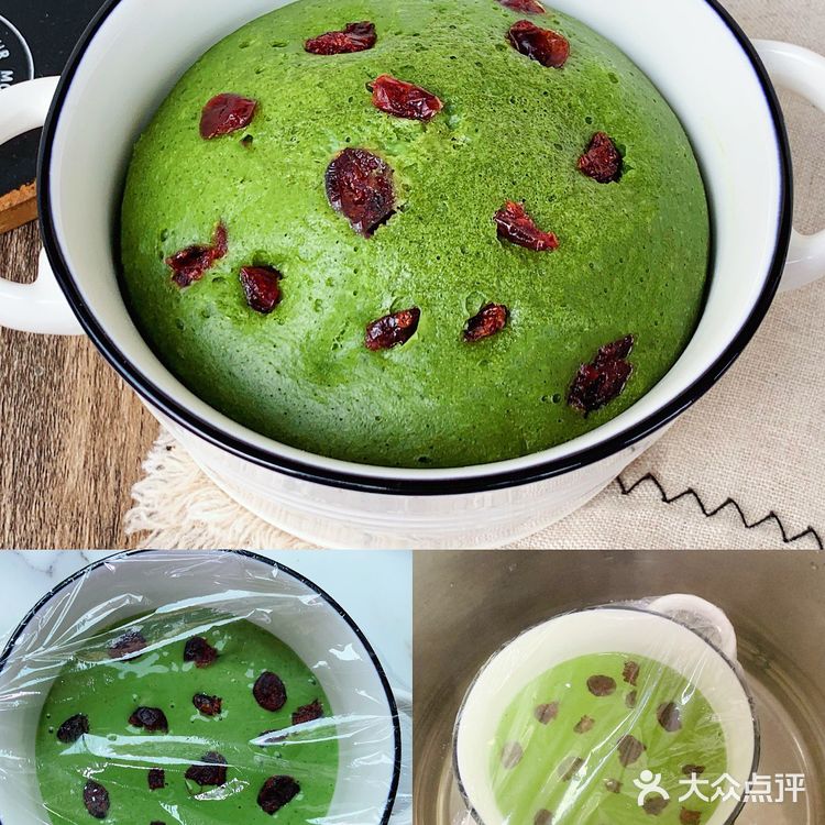 免烤箱免打发❗️不加油和糖❗️低脂抹茶蒸蛋糕