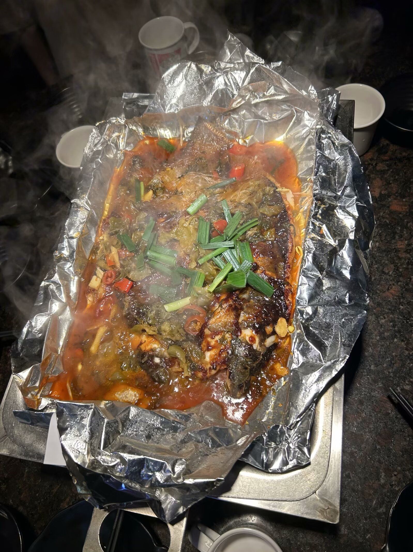 锡纸烤鱼真香!