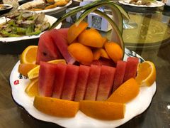 果盘-滨海小渔村·海肠捞饭·鲅鱼水饺·特色老火鱼丸汤(华田店)