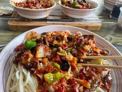 -歹歹的加个面过油肉拌面