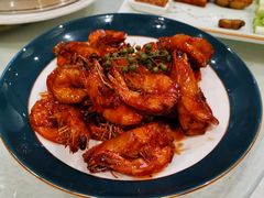 椒麻豆豉虾-小船渔村•大连菜•大连焖鱼(明泽街店)