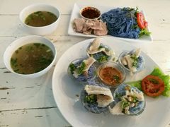 -蝶豆花蓝面条
